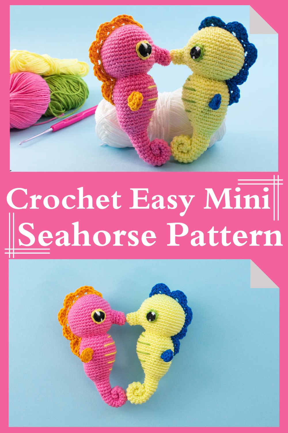 Crochet Easy Mini Seahorse Pattern