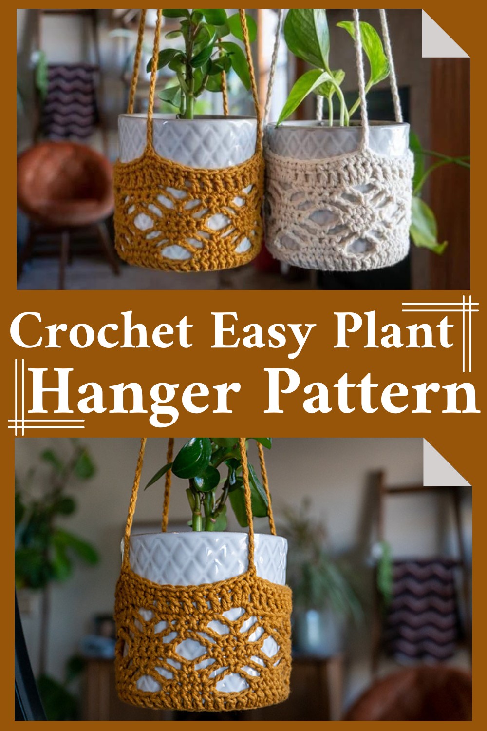 Crochet Easy Plant Hanger Pattern