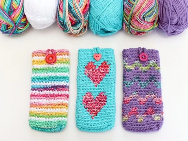 Crochet Easy Sunglasses Cases Pattern