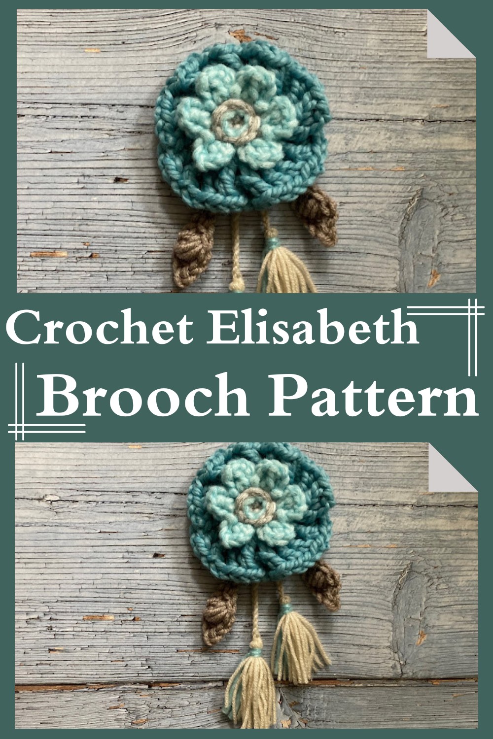 Crochet Elisabeth Brooch Pattern 