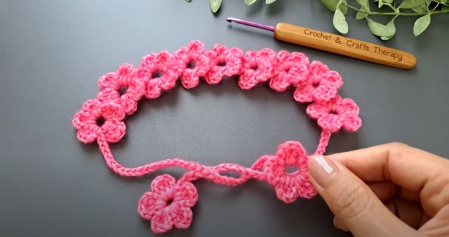 Crochet Flower Headband