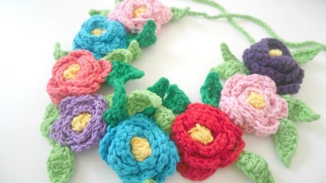 Crochet Flowers Power Crown Pattern