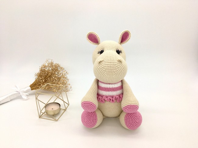 Crochet Hattie The Hippo Pattern