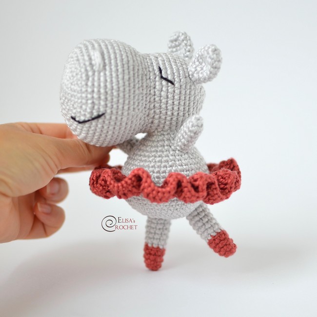 Crochet Irina The Hippo Ballerina Pattern