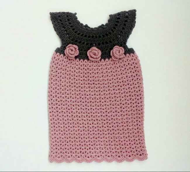 Crochet Laila's Baby Dress Pattern