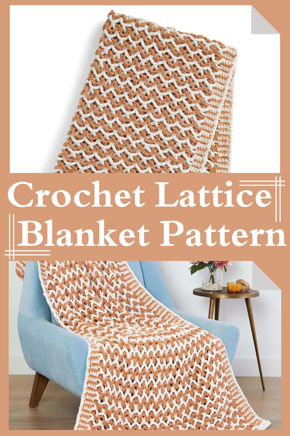 Crochet Lattice Blanket Pattern