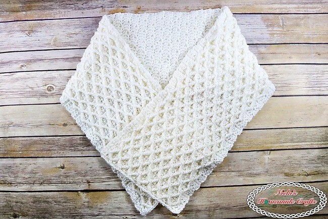 Crochet Lattice Scarf Pattern