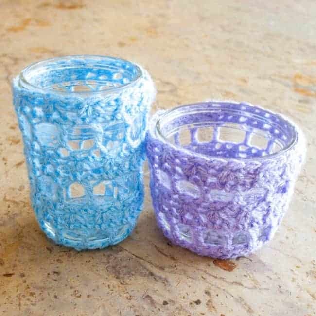 Crochet Mason Jar Covers Pattern