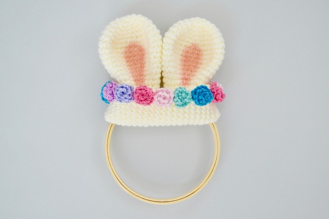 Crochet Mini Bunny Wreath Pattern