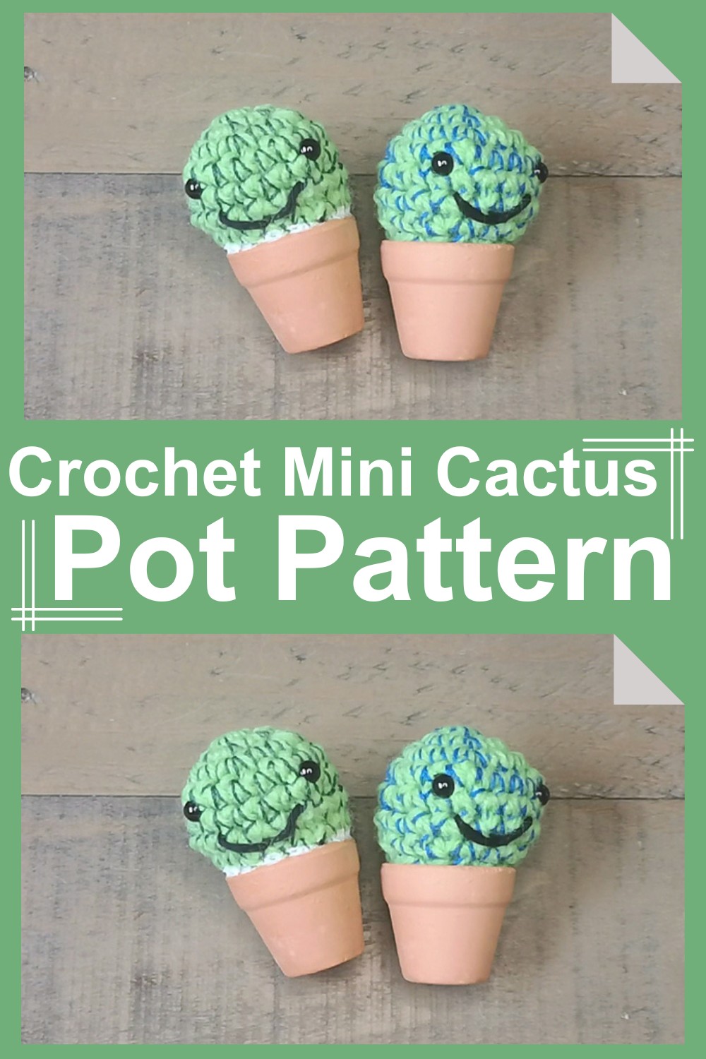 Crochet Mini Cactus Pot Pattern