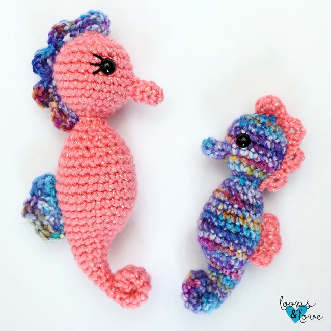 Crochet Mommy And Me Seahorse Amigurumi Pattern