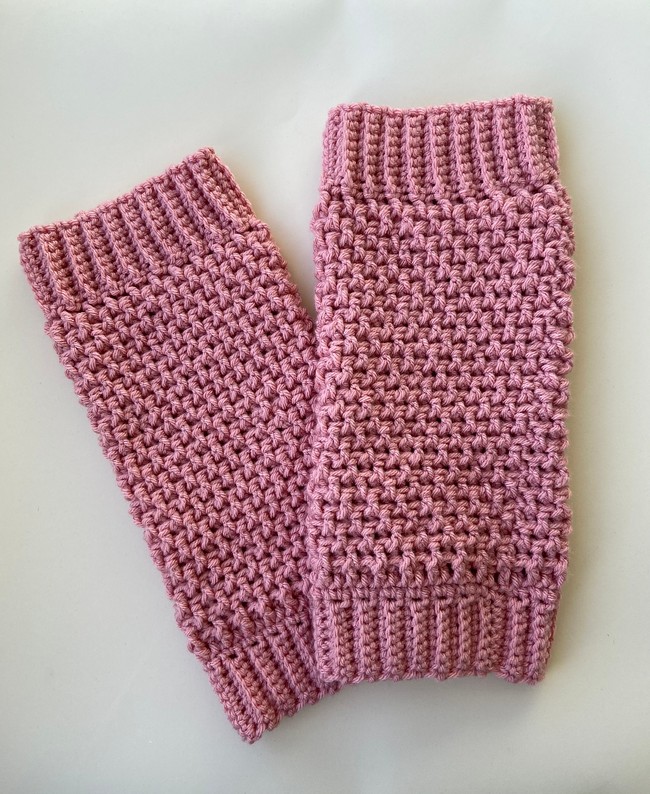 Crochet Mountain Legwarmers Pattern