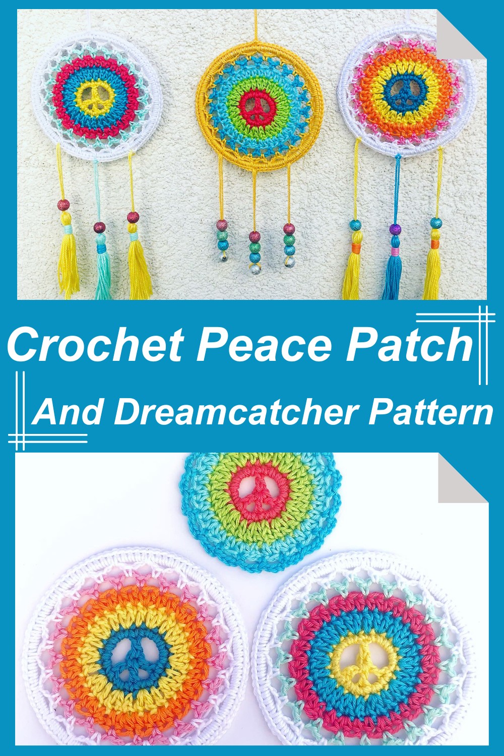 Crochet Peace Patch And Dreamcatcher Pattern