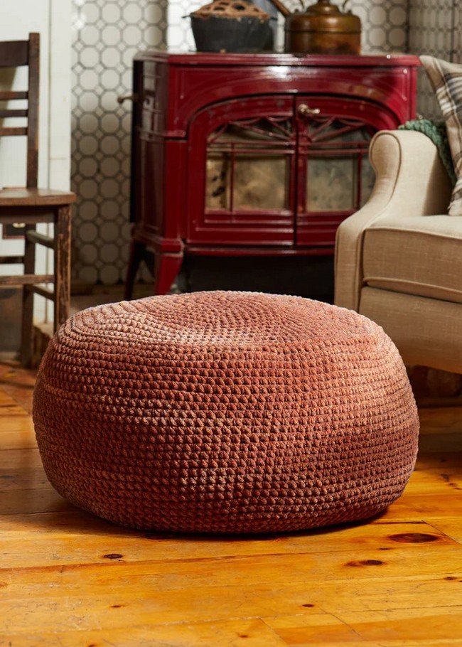 Crochet Pillow Pouf Pattern