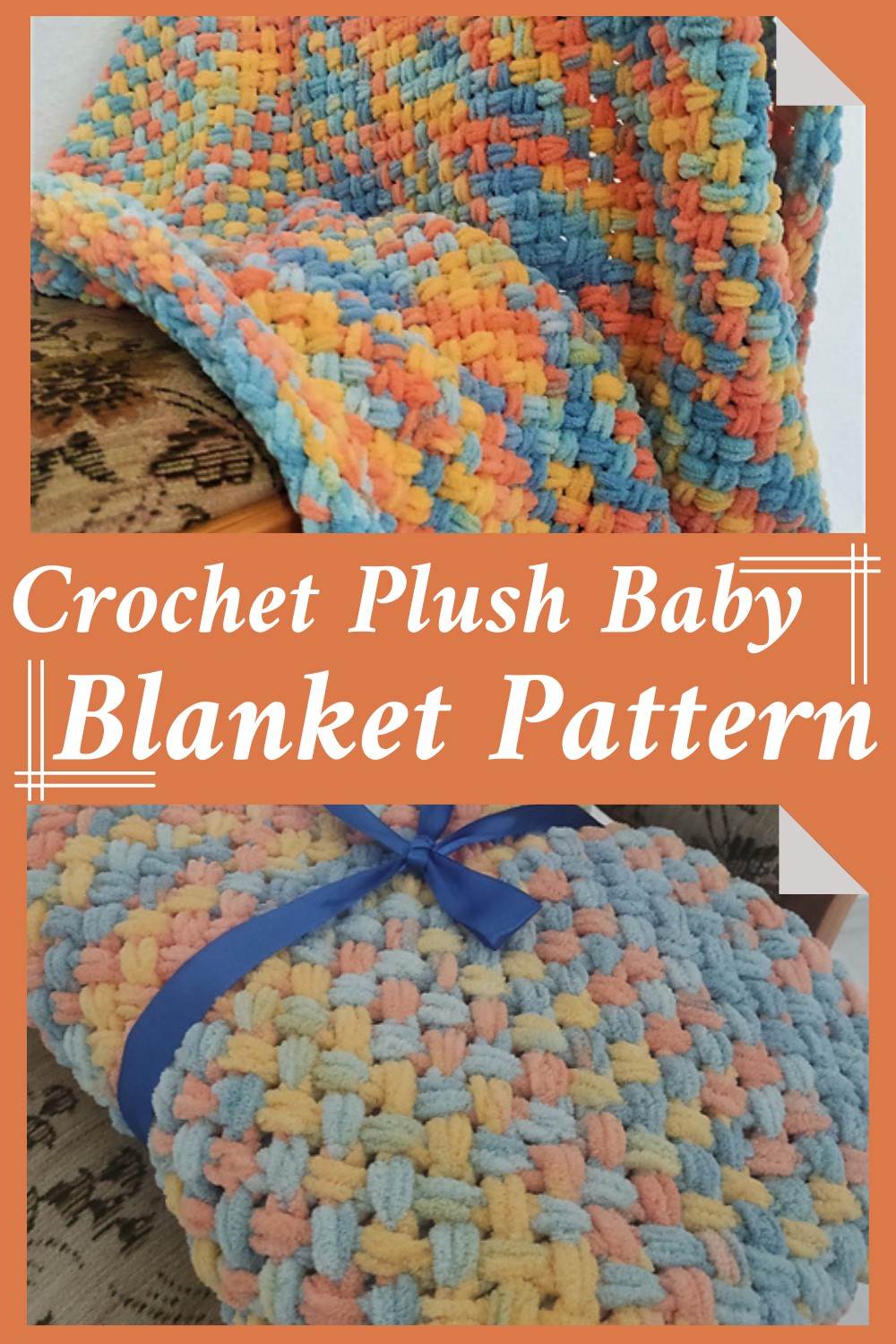 Crochet Plush Baby Blanket Pattern