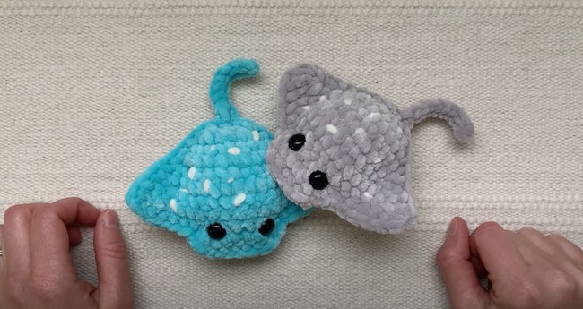 Crochet Plush Stingray Tutorial 