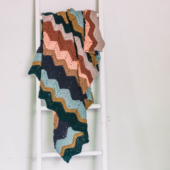 Crochet Sandstone Shadows Blanket Pattern