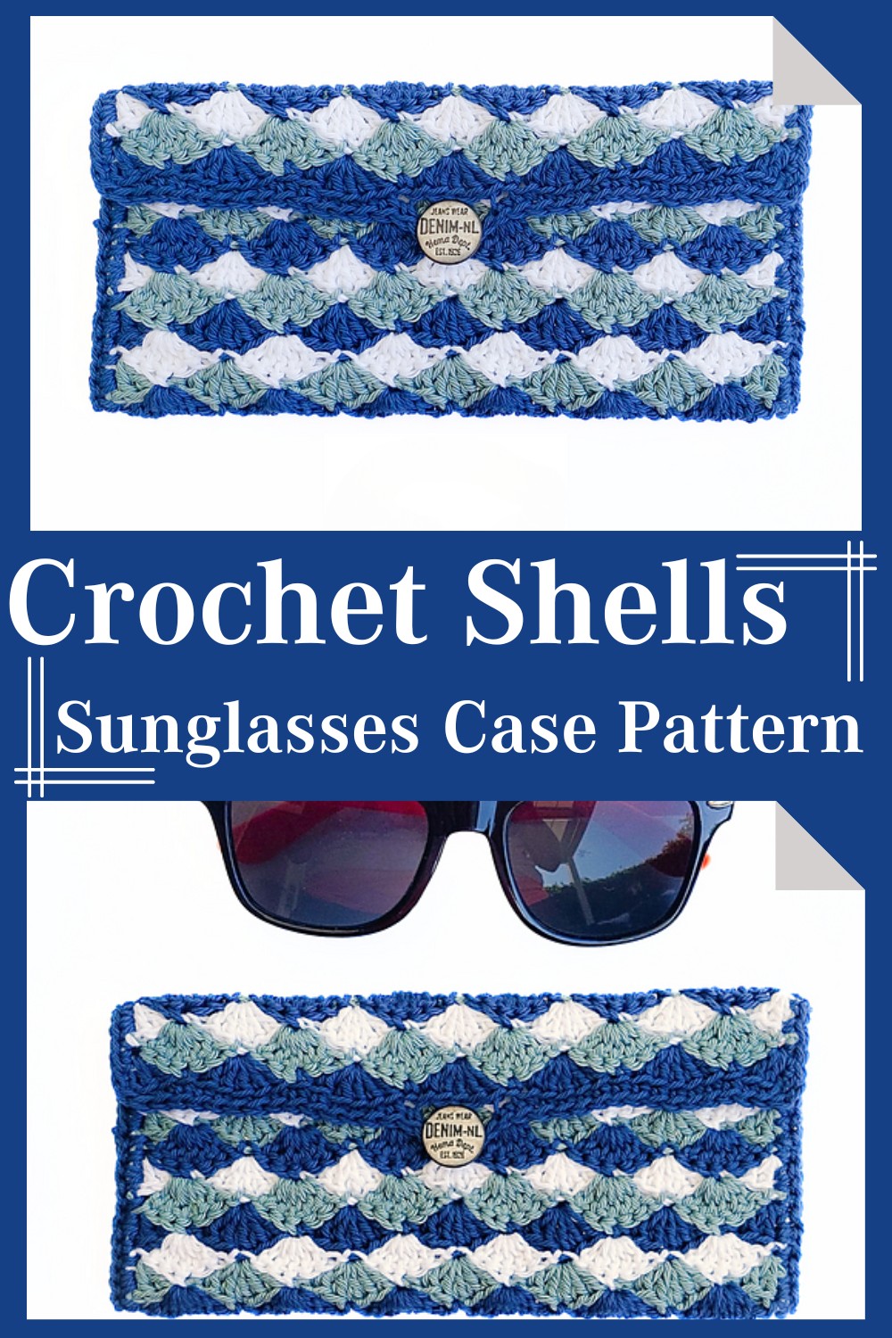 Crochet Shells Sunglasses Case Pattern