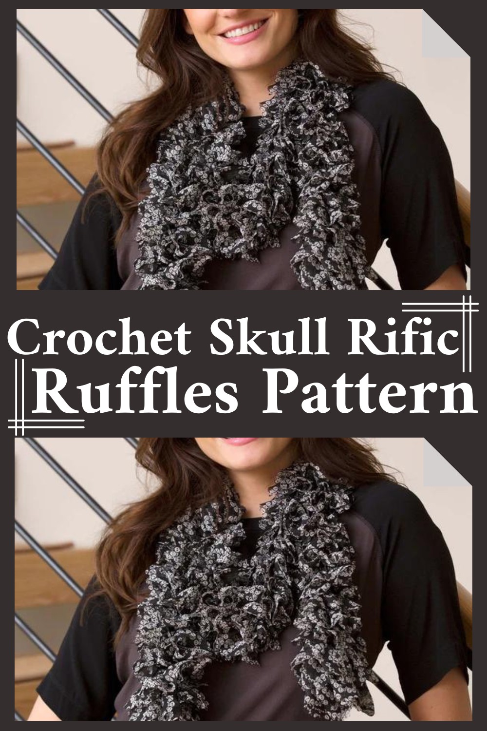 Crochet Skull Rific Ruffles Pattern