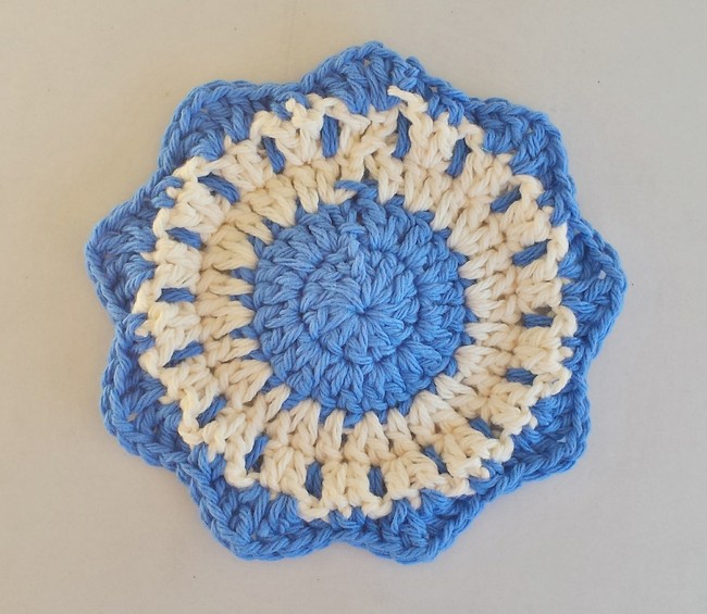 Crochet Snow Star Coaster Pattern