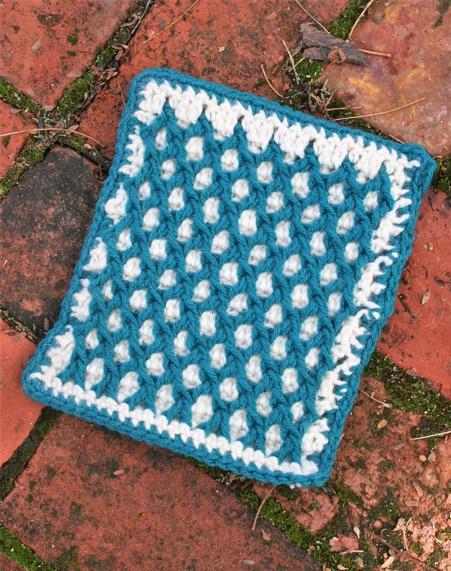 Crochet Solid Lattice Block Pattern