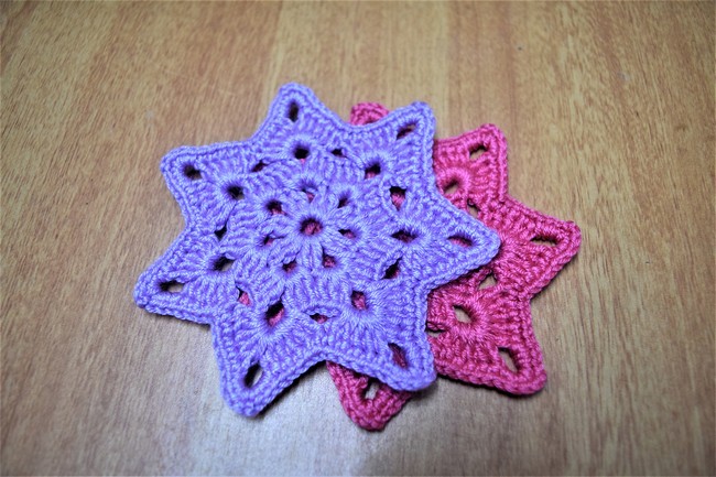 Crochet Star Coaster Pattern