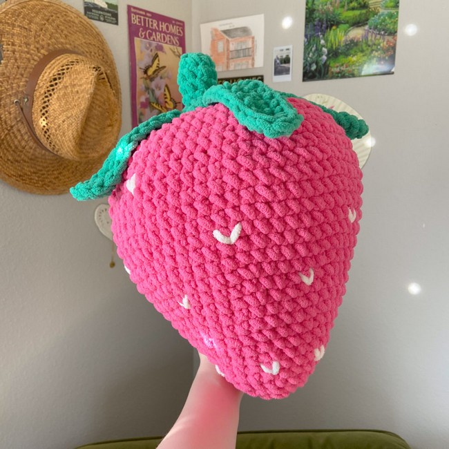 Crochet Strawberry Plush Pattern