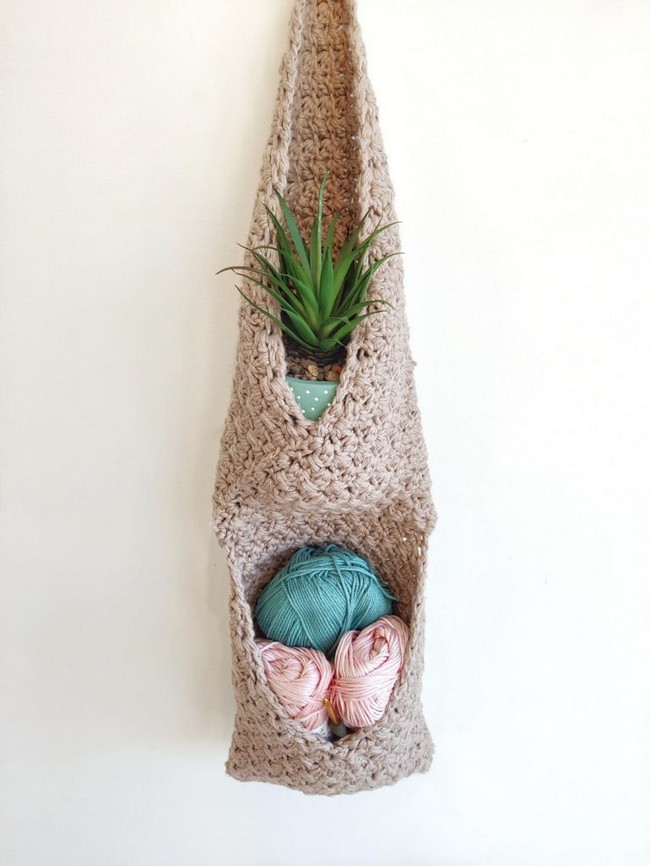 Crochet Suzette Double Hanging Basket Pattern