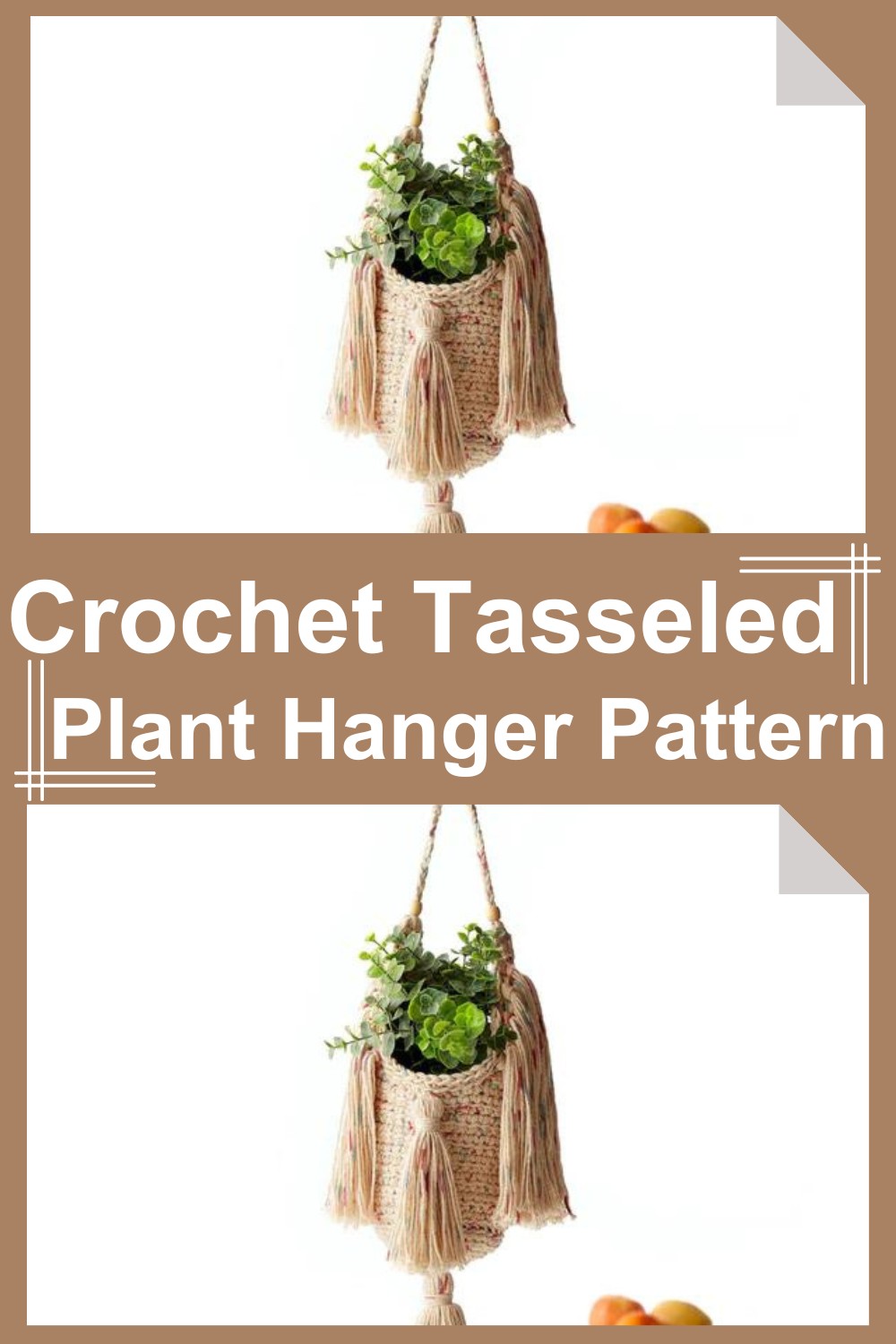 Crochet Tasseled Plant Hanger Pattern