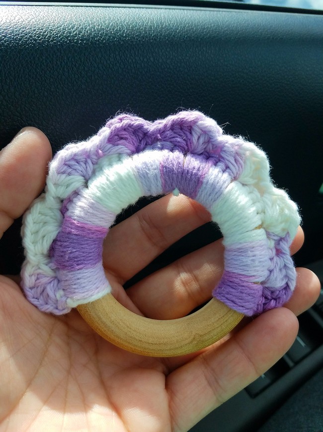 Crochet Teething Ring Pattern 