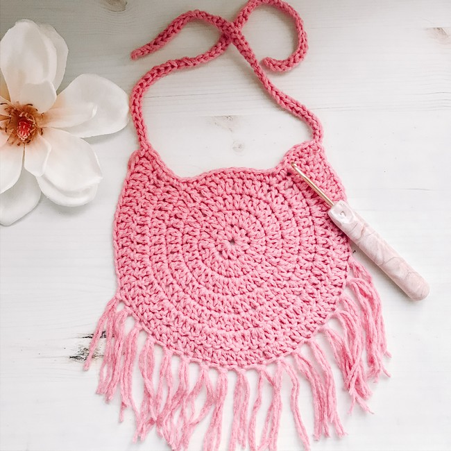 Crochet The Dreamcatcher Bib Pattern