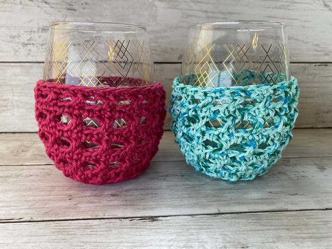 Crochet The Lattice Cosy Coozie Pattern