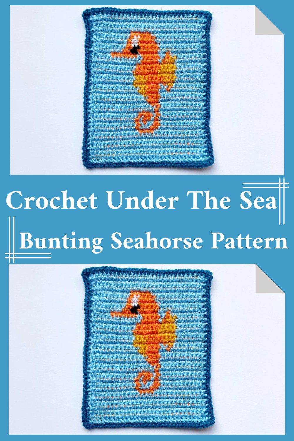 Crochet Under The Sea Bunting Seahorse Pattern