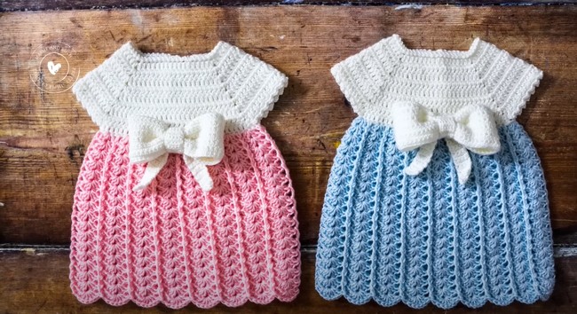 Easy Crochet Baby Dress