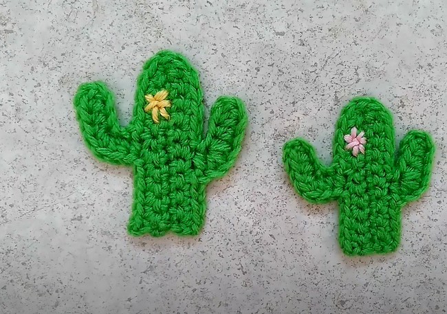 Easy crochet cactus pattern