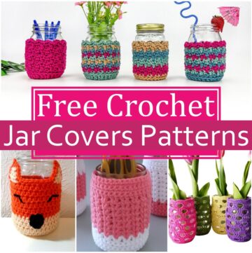 20 Free Crochet Jar Covers Patterns