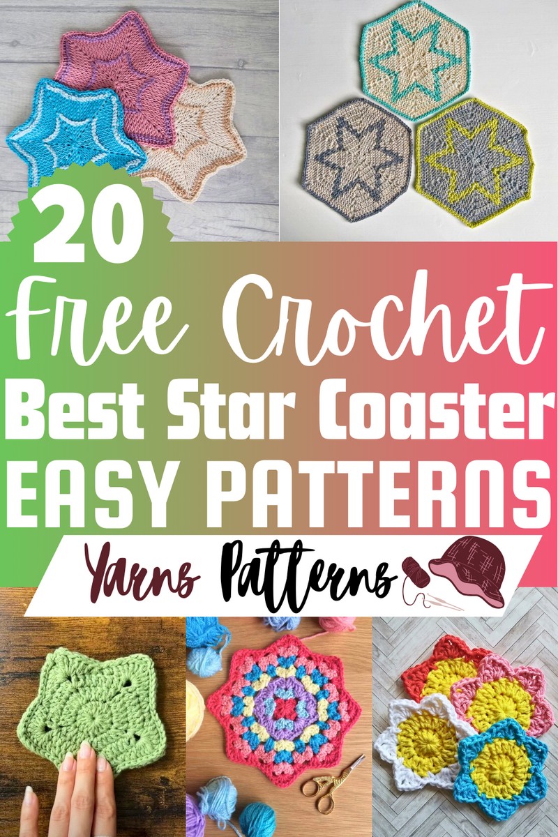 Free Crochet Star Coaster Patterns