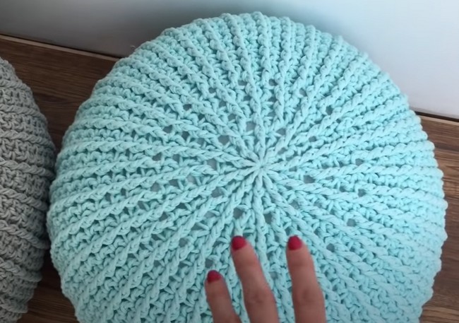 How To Crochet A Floor Pouf