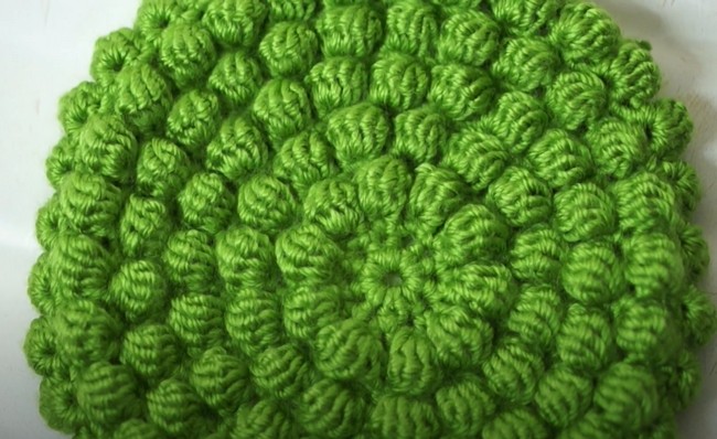 How To Crochet The Bobble Stitch Circle