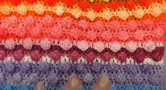 How To Crochet The Bobble Stitch 