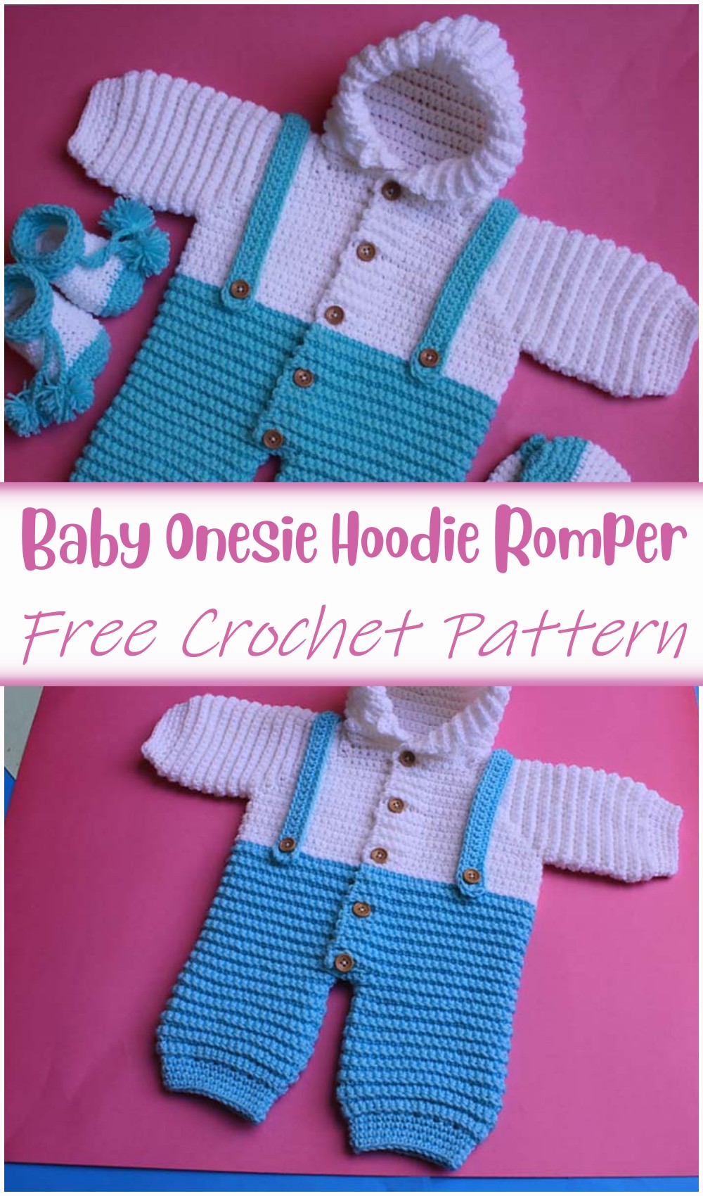 Baby Onesie Hoodie Romper