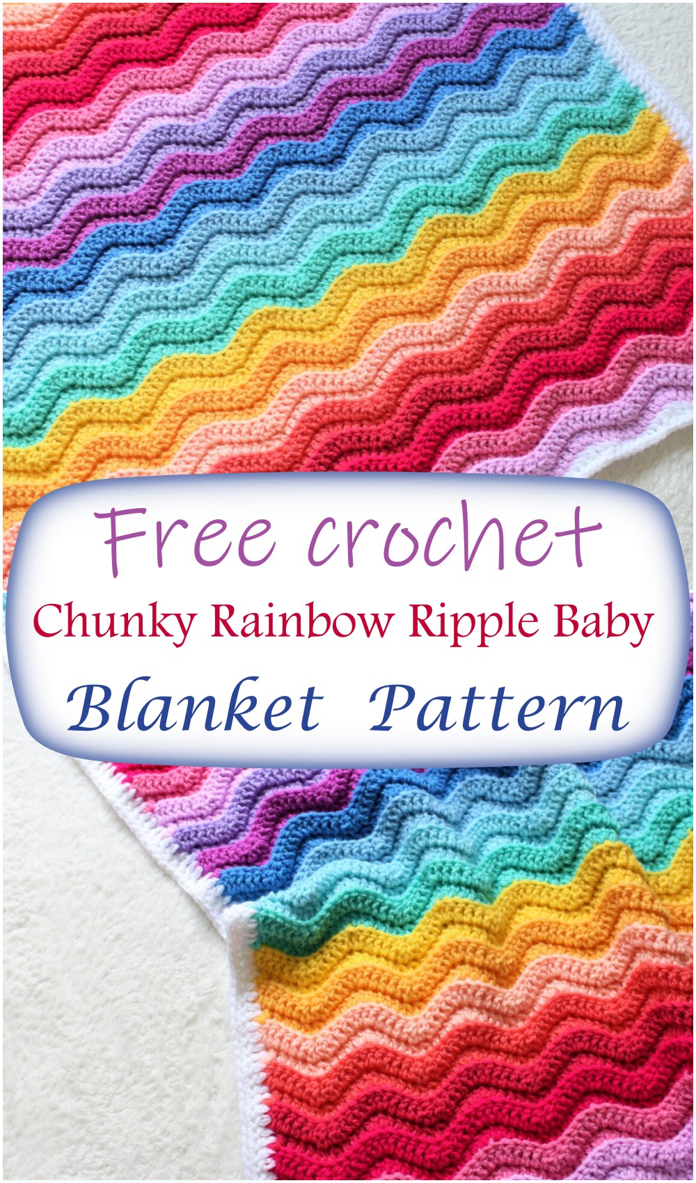 Chunky Ripple Baby Blanket