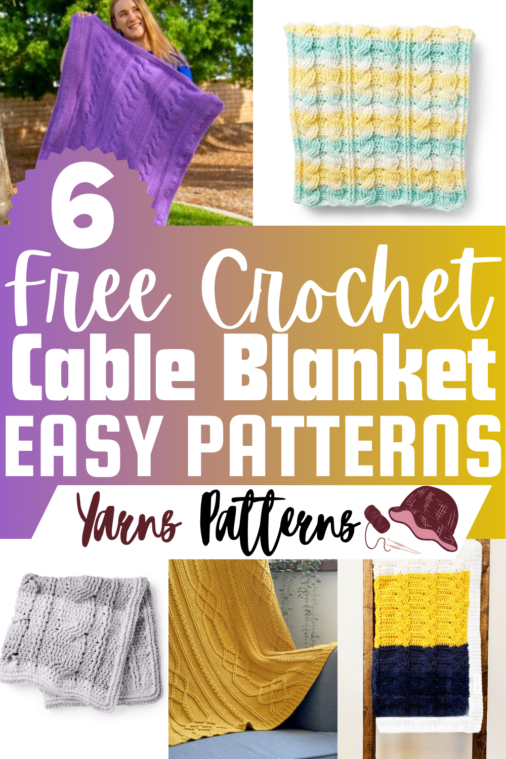 Crochet Cable Blanket Patterns