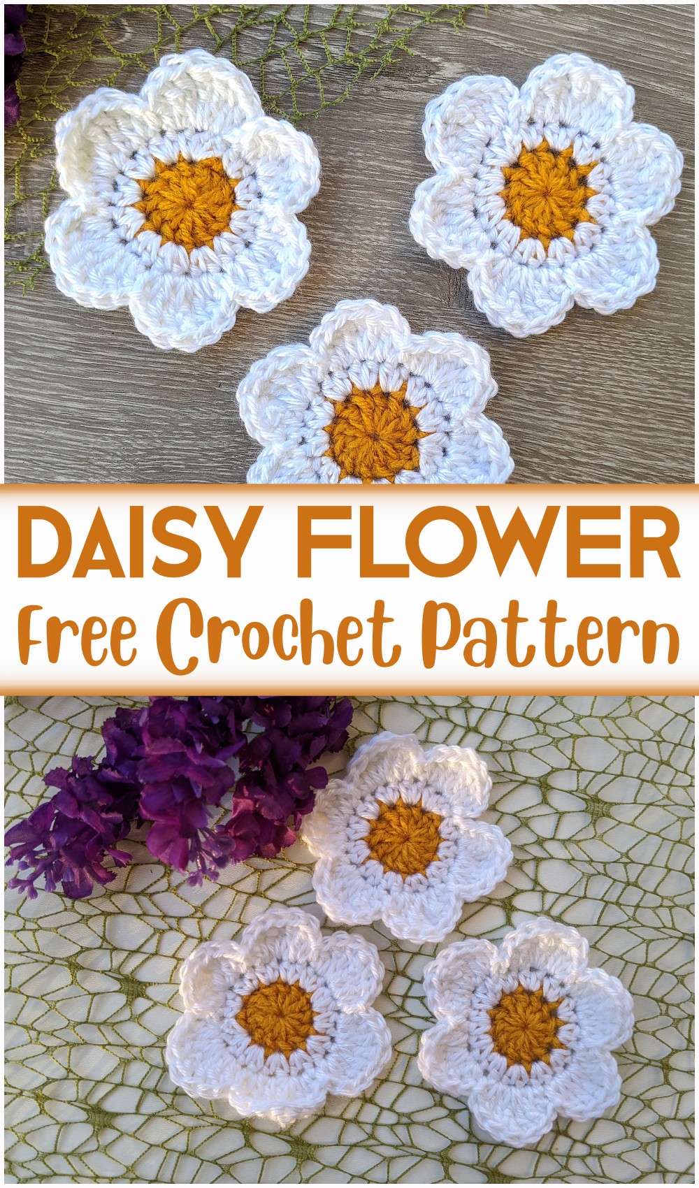 Crochet Daisy Flower