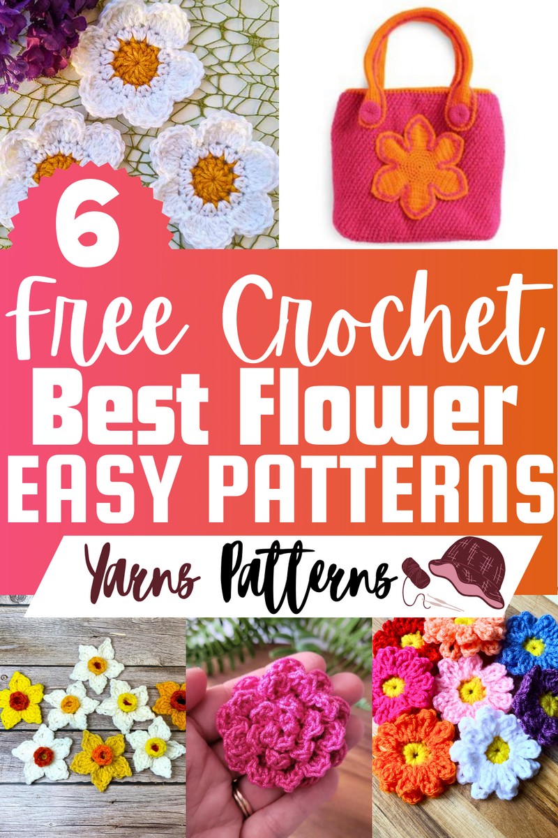 Free Crochet Flower And Flower Accessories Patterns