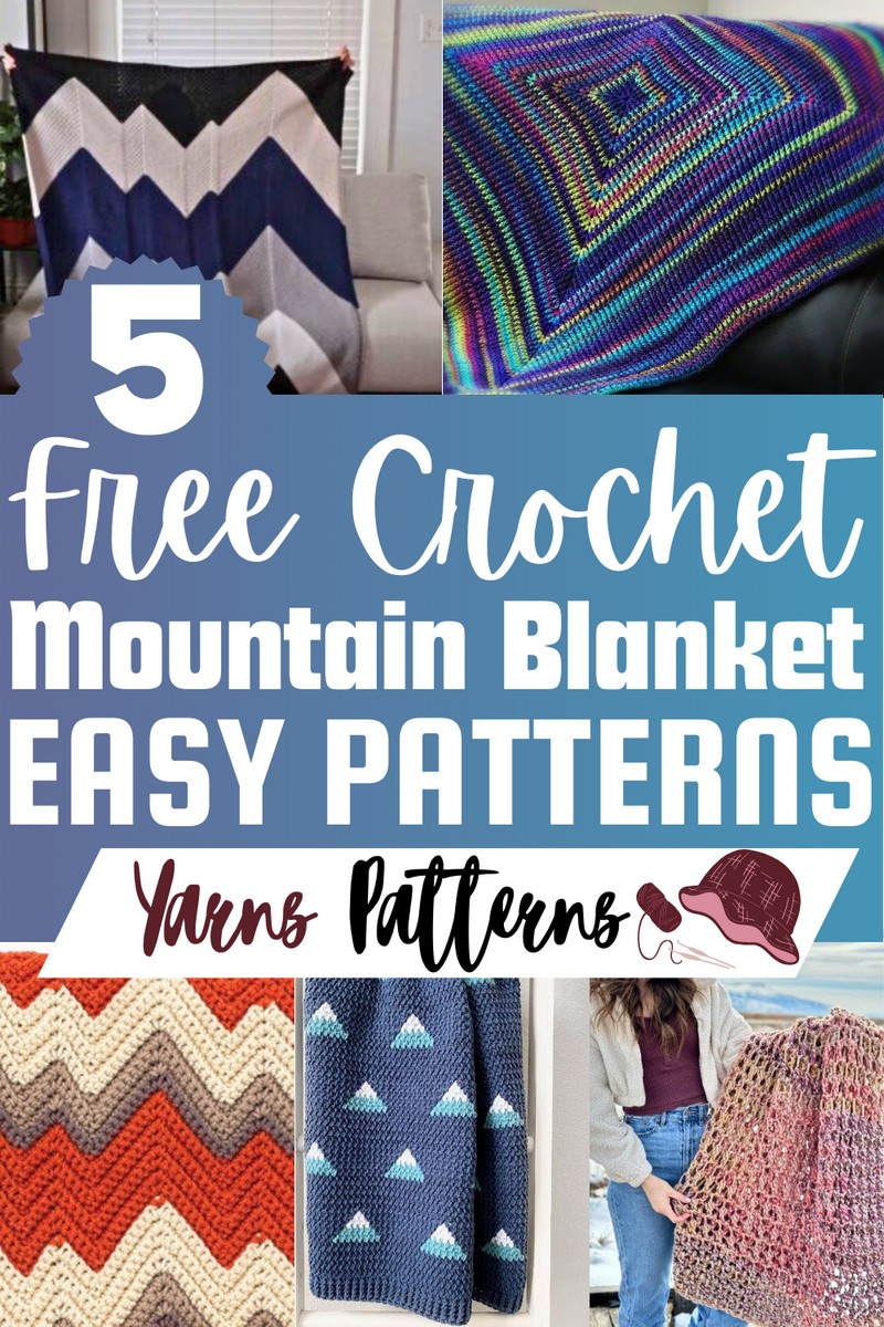 Free Crochet Mountain Blanket Patterns