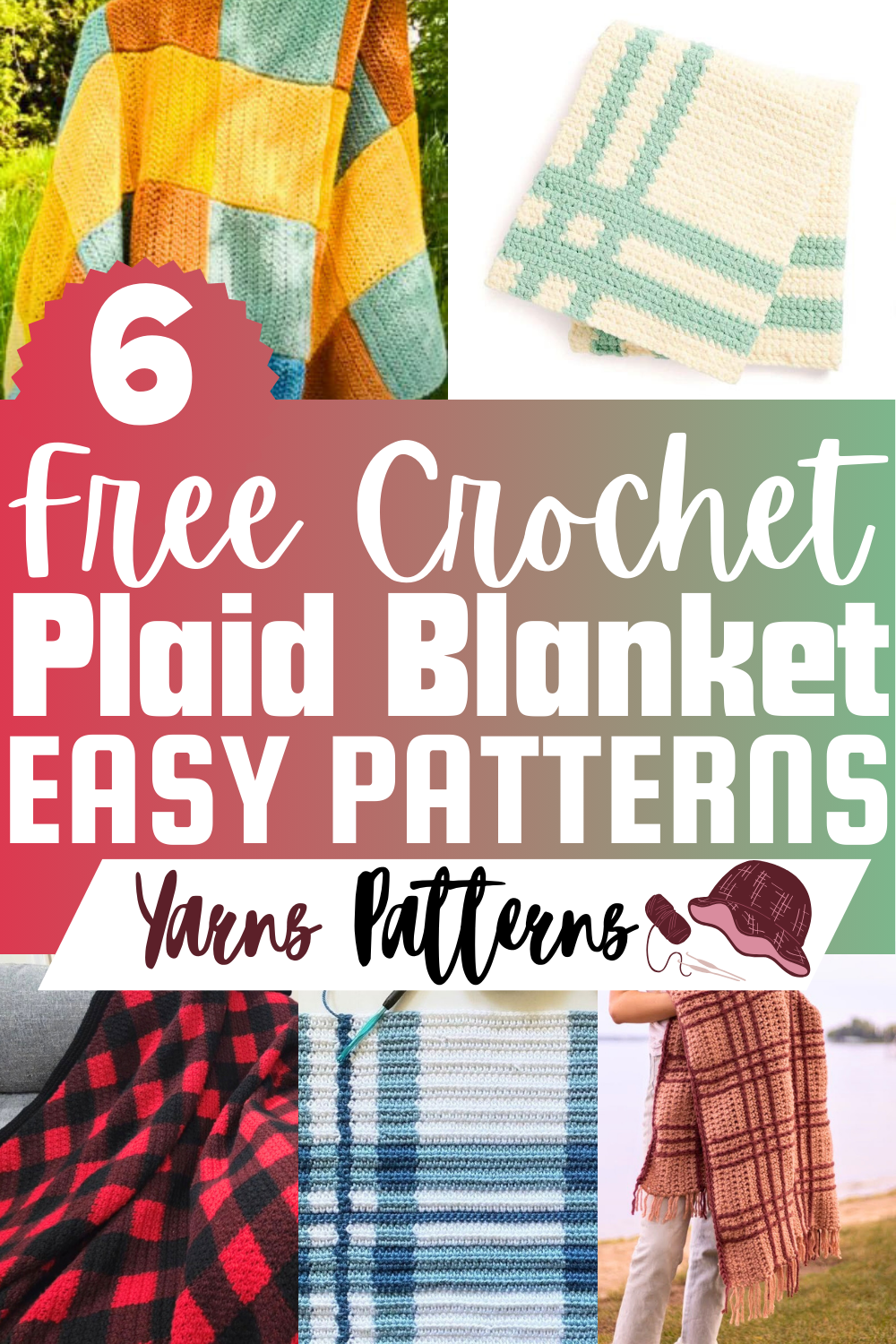 Crochet Plaid Blanket Patterns