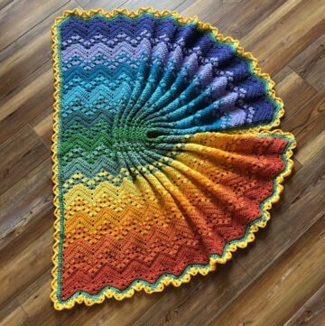 Crochet Rainbow Blanket Patterns