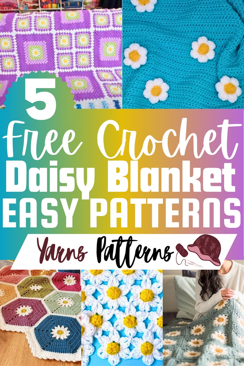 Free Crochet Daisy Blanket Patterns