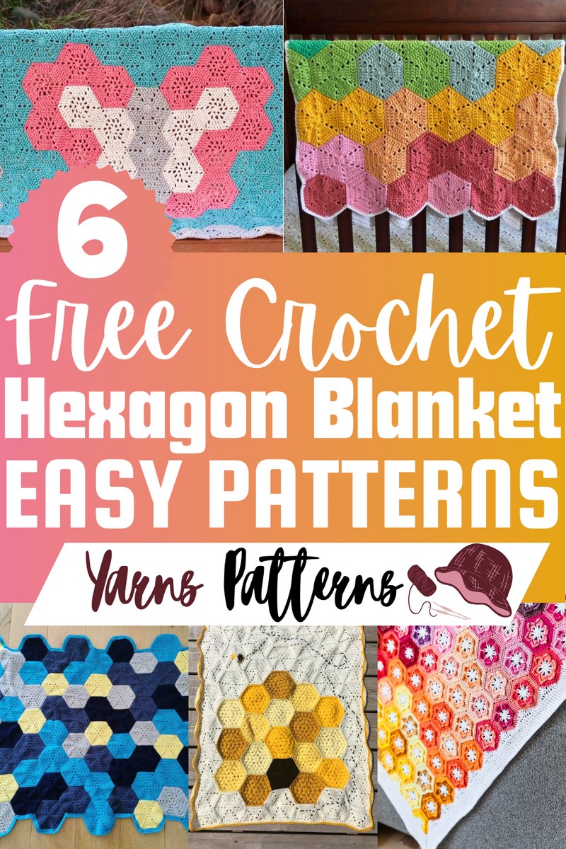 Free Crochet Hexagon Blanket Patterns